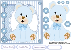 Cutie Pie Blue Bear