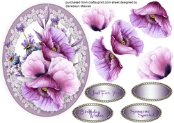 Stunning Violetta Poppya topper