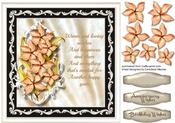 Beautiful Cadmium Flowers with Verse