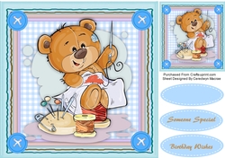 Gorgeous Sewing Bear