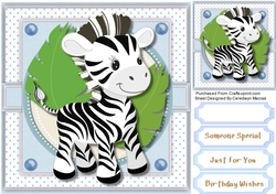 Adorable Zippy Zebra 