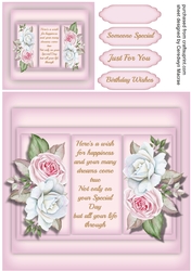 Birthday Roses with Verse