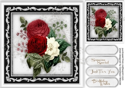 Beautiful Red and White Floral