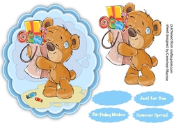 Sweet Teddy Topper 1,