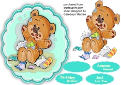 Sweet Teddy Topper 2