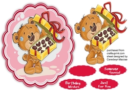 Sweet Teddy Topper 3