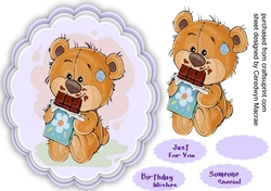 Sweet Teddy Topper 4