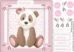 Adorable Little Panda , Pink