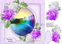 Stunning Rainbow Waterfall