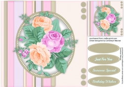 Water Coloured Roses 1