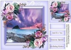 Beautiful lilac Sunset