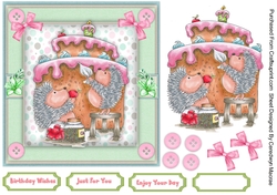 Cake is Hedgehogs Happy Place