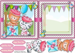 A Purrfect Day 6x6 card
