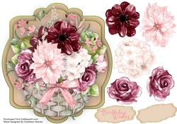 Beautiful Basket of Mixed Flowers