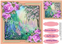 Beautiful  Roses and Cherry Bblossom 