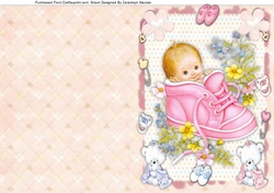 Beautiful Print , Cut ,and Fold baby Boy