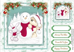 Teds Dressing The Snowman