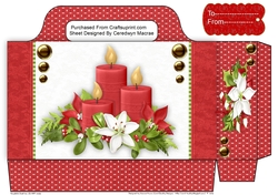 Beautiful Tote Bag , Red Candles