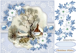 Beautiful Farnyard in the Snow 