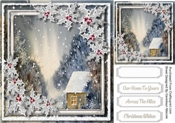 Beautiful Christmas  4,Log Cabin