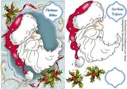 Hhalf Moon Santa