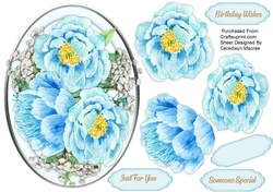 Beautiful Aqua Peonys 