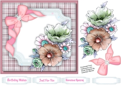 Beautiful Mixed Flowers and Bow