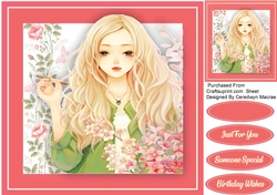 Girl in the Flowers
