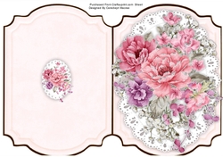 Print, Cut and Fold , Pink Roses