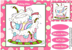 Funky Birthday Cake