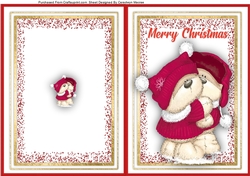 Print, Cut, and Fold, Christmas Cuddles