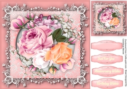 BoHo Roses on Lace 2