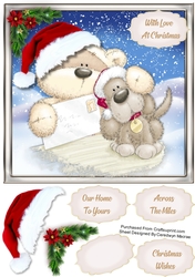 Teddies Christmas Post