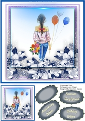 Beautiful Balloon Girl