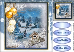 Christmas Scene and Baubles 3