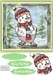 Skating Snowman