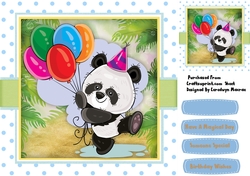 Pandas Balloons