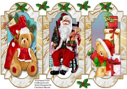 Lovely Christmas Tri-Fold Card 3
