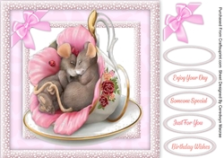 Gorgeous Snuggle Mice in a Cup