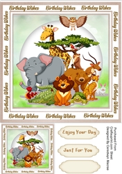 Birthday Zoo Friends 1