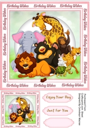 Birthday Zoo Friends  3