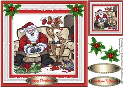 Santa and Roudoff on the Gaming Machine
