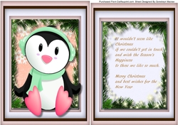 LovelyPink Penguin with Verse 