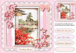 Beautiful Oriental Garden with Flowers 2