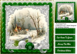Christmas Time Snow Scene 3