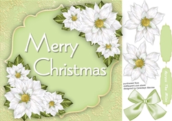 Golden Snowflakes and Poinsettis 2