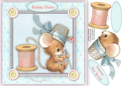Gorgeous Mouse in Thimble Hat