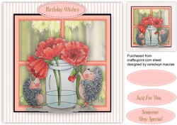 Blooming Loverly Hedgehogs