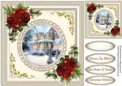 Beautiful Red Christmas Roses