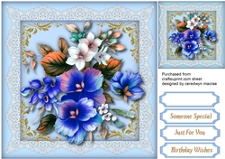 Beautiful Painted Blue Infussion